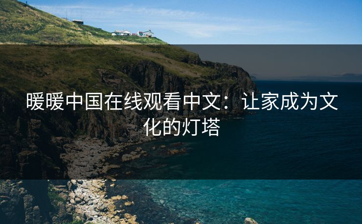 暖暖中国在线观看中文：让家成为文化的灯塔